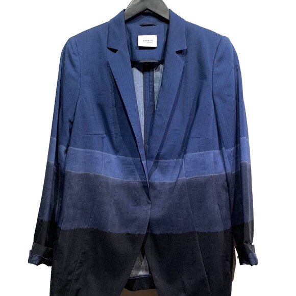 Akris Punto Horizontal Stripes Blazer - Picture 1 of 12